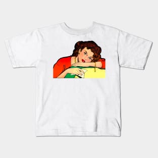 Sad girl Kids T-Shirt